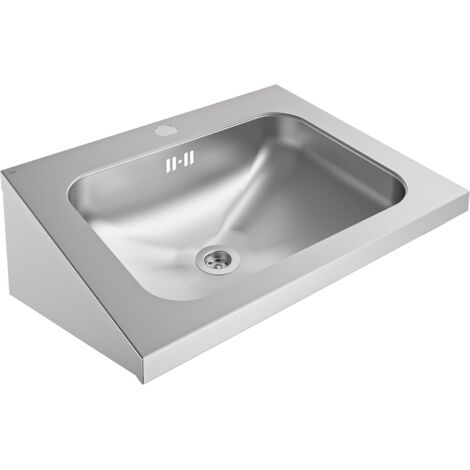 KWC AR Lavabo individuel, ANIMA, acier inoxydable, 500x200x402 mm, avec trop-plein, avec robinetterie