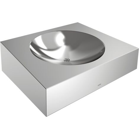 KWC AR Lavabo individuel, HEAVY DUTY, Édition, 500x160x425 mm, Montage sur mur arrière