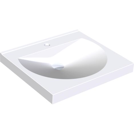 KWC AR Lavabo individuel, RONDA, MIRANIT, 600x125x530 mm, cuvette ronde