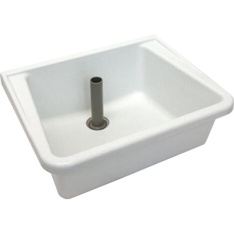 KWC AR Lavabo multifonction, SIRIUS, GFK, 500x220x400 mm, blanc