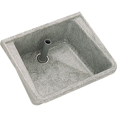 KWC AR Lavabo multifonction, SIRIUS, GFK, 500x220x400 mm, gris décor