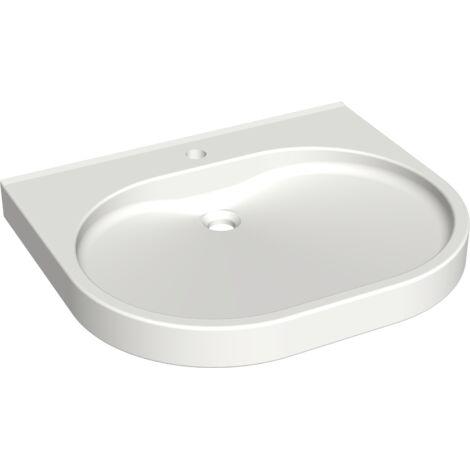 KWC AR Lavabo, VARIUScare, MIRANIT, 650x120x550 mm, accessible