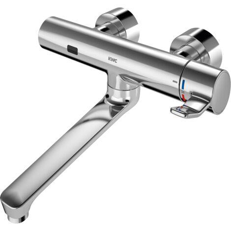 KWC AR Mitigeur de lavabo, F4, électrique, thermostat, bec pivotant, 296 mm, batterie