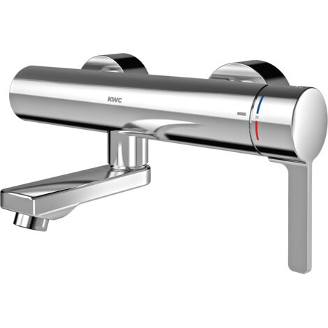 KWC AR Mitigeur thermostatique mural, F5, EHM, Bec pivotant, 135 mm, Option module C