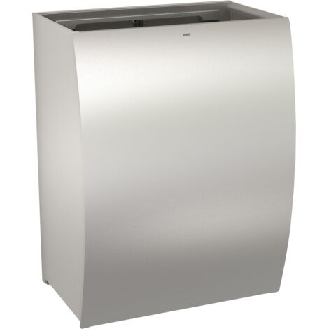 KWC AR Poubelle, STRATOS, Acier inoxydable, Fixation en surface, 396x521x270 mm, 45l