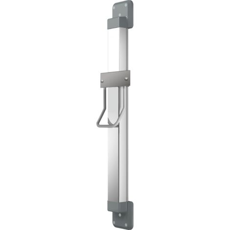 KWC AR Réhausseur de hauteur, F5, pour sèche-cheveux, 250x1200x140 mm, Argent/Gris basalte