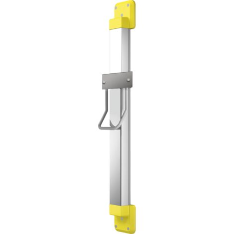 KWC AR Réhausseur de hauteur, F5, pour sèche-cheveux, 250x1200x140 mm, Argent/Jaune citron