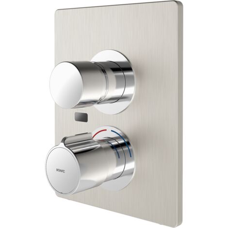 KWC AR Robinet de douche, F5, hydra., Thermostat, UP, F-Set, Unité hygiénique, 2xBypass