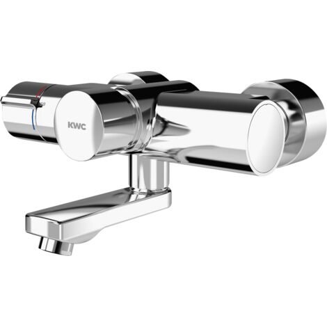 KWC AR Robinet de lavabo, F5, hydra., thermostat, bec pivotant, 255 mm, pour module C