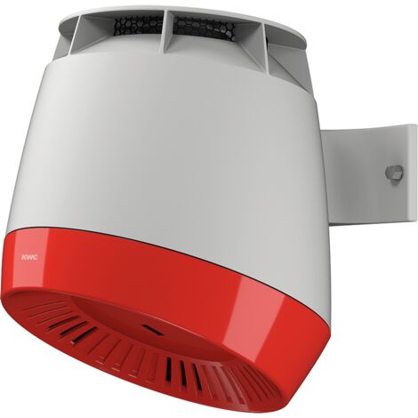 KWC AR Sèche-cheveux, F5, plastique, IR, 280x331x307 mm, gris clair/rouge signal, 230 VAC