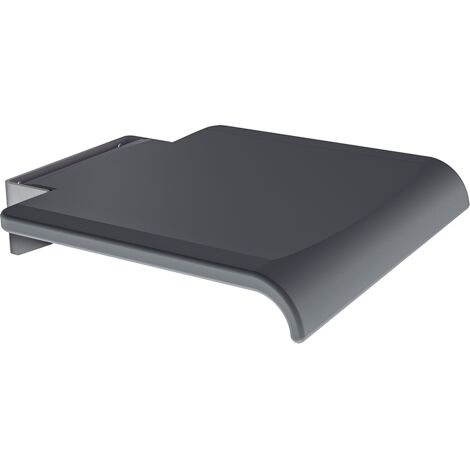 KWC AR Siège de douche rabattable, MEDCARE, encastré, 450x90x458 mm, siège en polyuréthane gris