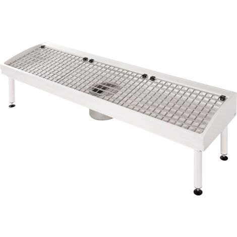 KWC AR Stiefelreinigungsanlage, SIRIUS,  MIRANIT, 2100x500x510 mm, 3 Plätze