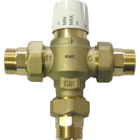 KWC AR Thermostat central, PURETHERM, DN20, 49 l/min, 30-65 degrés C