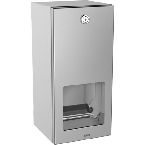 KWC Professional Rodan WC-Doppelrollenhalter für AP-Montage, 144 x 301 x 138mm 2000090072