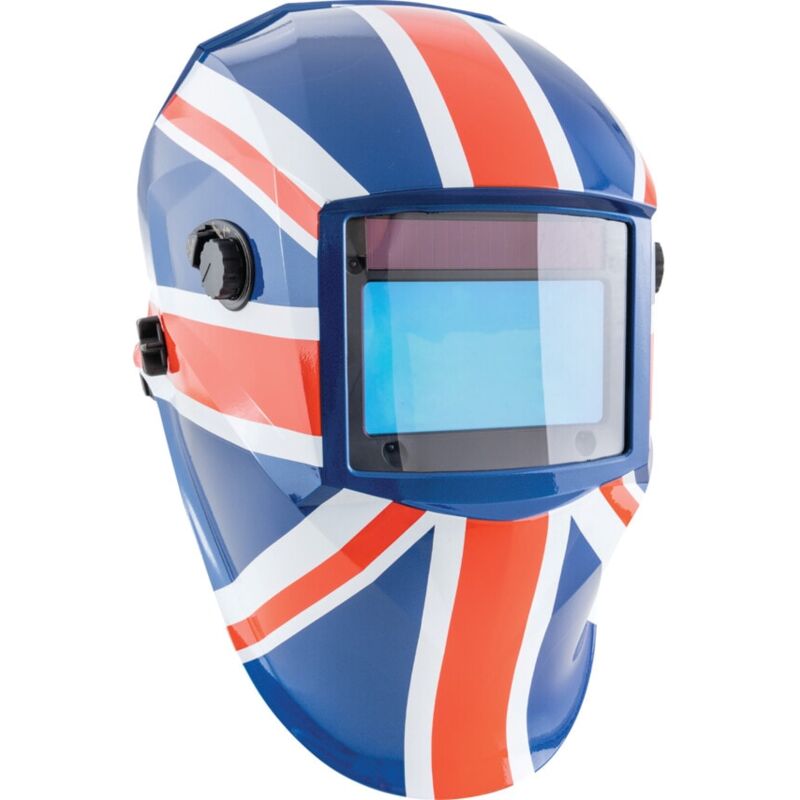 KWH100U Large View Weld/Grind Helmet Union Jack - Kennedy