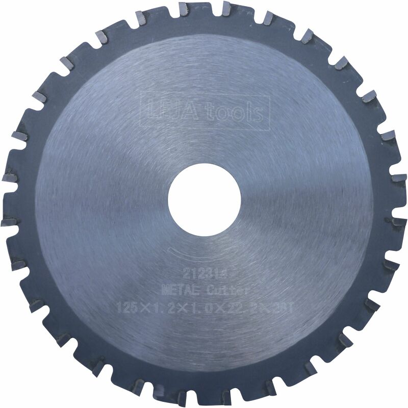 

LEJA TOOLS 750125 - Sierra circular METAL BLADE - Ø 125 mm - Ø Ancho diente 22,2 mm