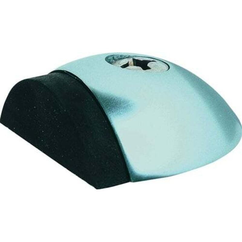 Butoir de porte au sol 2001 D.57mm H.18mm VA,inox.ma montage sur cheville - 200182 - KWS