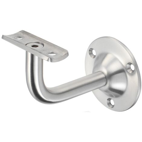 KWS 4524 Handlaufstütze gewölbte Auflage, Edelstahl