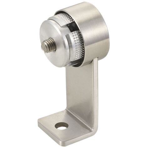 KWS Endstütze WS - gerade Rundrohr für Ø 40 mm, Edelstahl matt