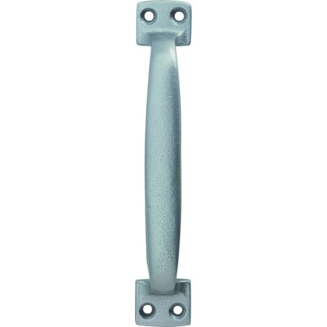 KWS OT-Schiebetürgriff 5305 rund,  L 180mm,  B 34mm schwarz einbr.lack.