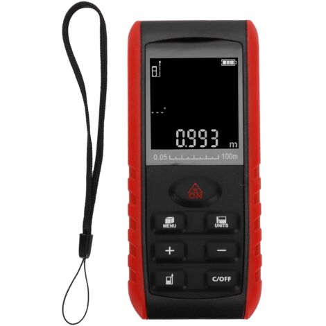 KXL-E100 Tragbarer Infrarot-Laser-Entfernungsmesser, IP54 wasserdicht, Messbereich: 0,05 bis 100 m