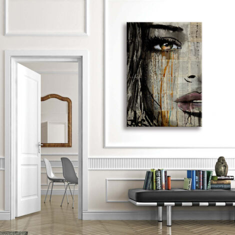 Kylie -  Quadro Canvas Contemporaneo su telaio in legno - Misura: 70x100 cm