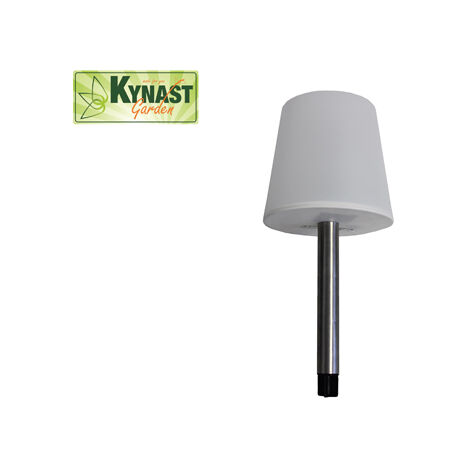 EXPO-BÖRSE GMBH Kynast Garden Solarlampe aus Edelstahl und Kunststoff Höhe 23cm