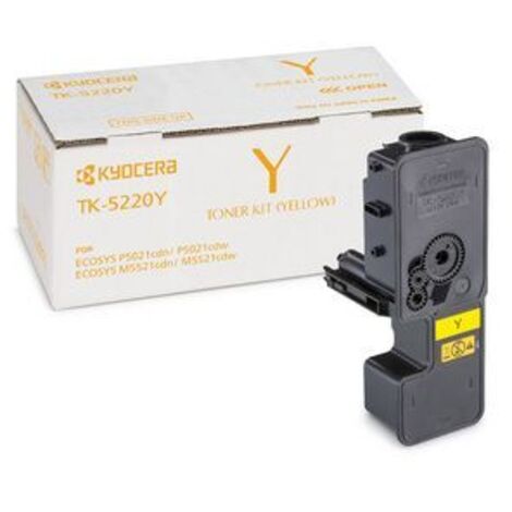 KYOCERA MITA TK-5220Y Toner amarillo ECOSYS M5521cdw, ECOSYS M5521cdn 1200pag
