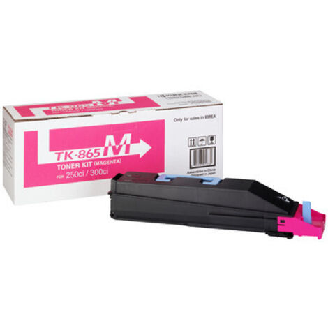 KYOCERA TK-865M Toner magenta Standardkapazität 12.000 Seiten A4 mit 5 Tonerdeckung (1T02JZBEU0)