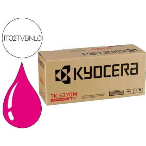 KYOCERA TK5270M TONER MAGENTA PARA ECOSYS M6230/6630cidn 6000 pag