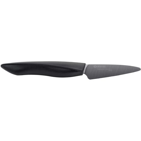 Kyocera ZK075BKBKEU Shin Black Coltello in Ceramica Nera, Spelucchino 7,5cm