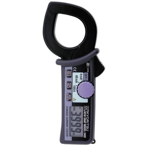 Kyoritsu KEW 2432 Pinza amperometrica, Multimetro portatile digitale CAT III 300 V Display (Counts): 4000
