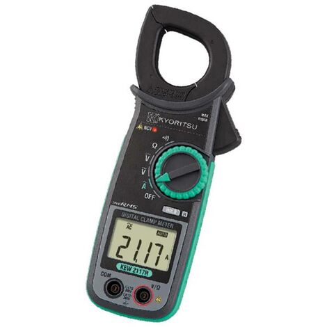 Kyoritsu – Pince ampèremétrique numérique KEW2117R – True RMS – CAT IV 300 V, CAT III 600 V – Plage 60 A à 1000 A – Fonction Data Hold - X847351