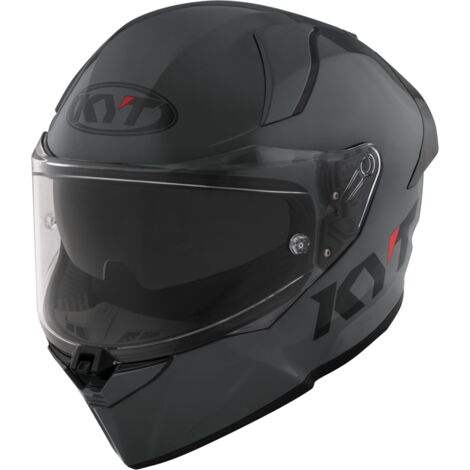 KYT R2R Motorradhelm glänzend grau ECE/ONU 22-06 L