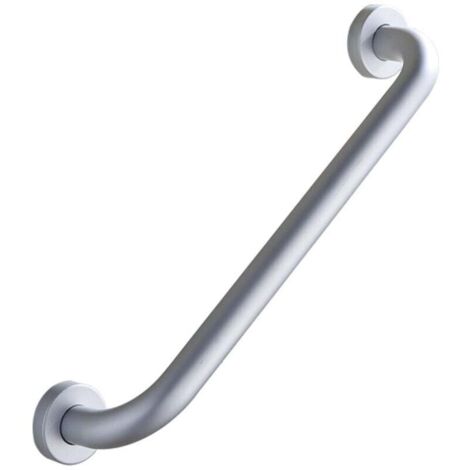 KZQ 1 asa de apoyo para baño, reposabrazos antideslizante para bañera, para personas mayores y niños, barandilla de baño, reposabrazos antideslizante (plateado)