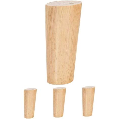 KZQ 1 juego de patas de madera para muebles, patas de sofá de repuesto, patas de sofá de madera, patas de sofá de madera, patas de sofá de madera