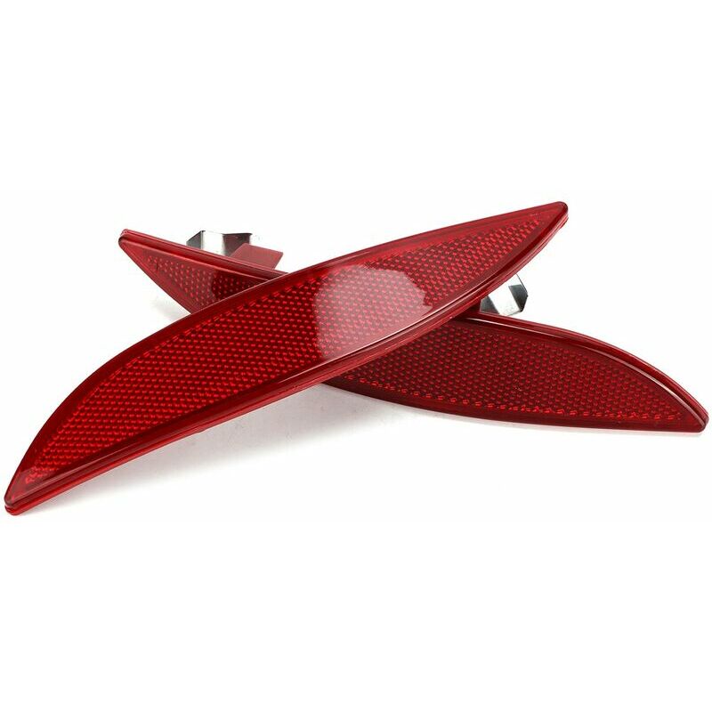 KZQ - 1 Paire de Réflecteurs de Pare-chocs Arrière 265650004R Pièces de Rechange pour le Réflecteur de Pare-chocs Arrière Megane iii Fluence