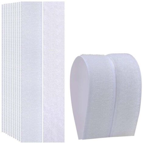KZQ 1 par de adhesivos blancos fuertes, adecuados para cojines de escritorio/sofá