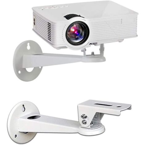 KZQ 1 PCS Mini-Projektor-Wandhalterung, 6,3-7,87 Zoll M4 Schraube 360° Drehung, 60° Neigung, für Kamera/Projektor/Webcam - Material Kohlenstoffstahl