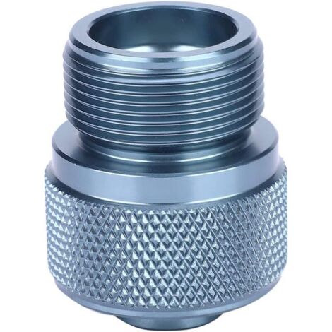 KZQ 1 pezzo piccolo convertitore di gas per picnic, realizzato in lega di alluminio, compatibile con vari tipi di bombole di gas