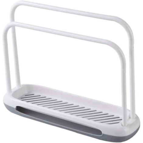 KZQ 1 toallero de baño, organizador de encimera, escurridor de platos, organizador de utensilios, organizador de cubiertos, estante de almacenamiento de diatomeas, colador de platos