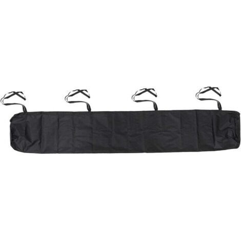 KZQ 1 toldo de protección solar, impermeable, para invierno, de repuesto, para jardín, patio y exterior, color negro, 3 m