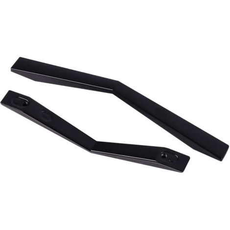 KZQ 10 pezzi Maniglia per mobili da cucina, interasse 96 mm, Maniglia per porta da cucina, Maniglia per mobili in lega di alluminio nera per la decorazione di mobili da cucina, con viti (25 mm e 35 mm