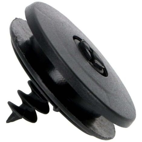 KZQ 10 piezas de alfombrillas de plástico resistentes para coche, antideslizantes, impermeables, de 3,6 x 2 cm, de repuesto universales para coche, camión, SUV (negro)