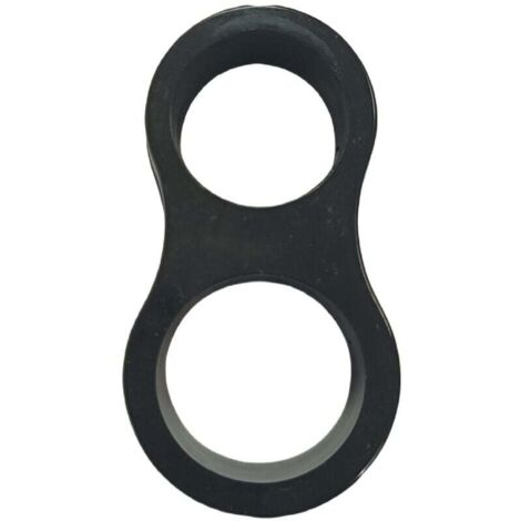 KZQ 10 protectores para manijas de puerta, almohadillas, anillos de colisión, fundas protectoras para manijas de puerta, para oficina, escuela y hogar (negro)