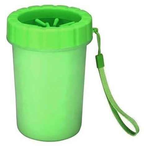 KZQ 10 x 15 cm, paquete de 2, limpiador de patas de mascotas, cepillo portátil de silicona para gatos con cerdas suaves