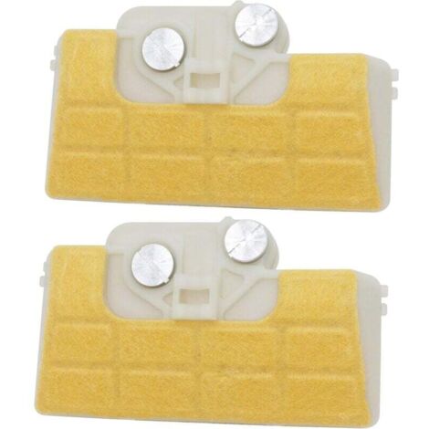 KZQ （11 × 6,8 × 2,2 cm） 2 piezas limpiador de filtro de aire para motosierra STIHL 029 039 MS290 MS310 MS390 reemplaza 1127 120 1621