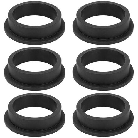 KZQ 11228 O-ring di ricambio per piscine Intex - Guarnizioni di tenuta in gomma - Accessori per piscine - Accessori per piscine - Filtro a sabbia - Ricambi (nero, confezione da 6)