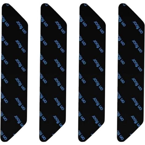 KZQ 12 strisce 3x3cm nastro adesivo biadesivo resistente, nastro adesivo rimovibile per montaggio a parete, nero