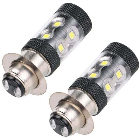 KZQ 2 bombillas LED H6 para faros delanteros de motocicleta, compatibles con Yamaha ATV thsinde, H6/H6M/P15D 50 W.